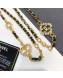 Chanel Chain Leather Long Necklace AB2582 2019
