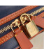 Louis Vuitton Mini Luggage Top Handle Bag M53782 Navy Blue/Caramel 2019