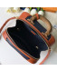 Louis Vuitton Mini Luggage Top Handle Bag M53782 Navy Blue/Caramel 2019
