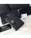 Chanel Grained Leather Classic Card Holder AP0214 Black 2019