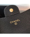 Chanel Grained Leather Classic Card Holder AP0214 Black 2019