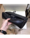 Chanel Aged Calfskin 2.55 Reissue Medium Flap Bag Black/Silver 
