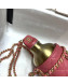 Chanel Chain and Quilted Lambskin Bottle Shaped Clutch with Chain Pink 2020