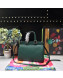 Gucci Zumi Grainy Leather Small Top Handle Bag ‎569712 Green 2019