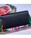 Gucci Zumi Grainy Leather Continental Wallet 573612 Black