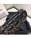 Chanel Quilted Lambskin Flap Bag AS1202 Black 2019