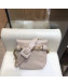 Chanel Vintage Quilted Lambskin Waist/Belt Bag A80063 Light Gray 2019