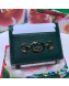 Gucci Zumi Grainy Leather Card Case 570679 Green