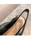Dior Mid-heel Embroidered Slingback Pumps 2019