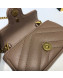 Gucci GG Marmont Matelassé Leather Chain Super Mini Bag 575161 Beige 2019