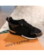 Louis Vuitton Run Away Sneaker 1A4XNL Black/Monogram Canvas 2019(For Men and Women)
