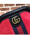 Gucci RE(BELLE) Suede Small Shoulder Bag ‎524620 Red 2018