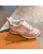 Louis Vuitton Run Away Sneaker 1A4XNL Pink/Damier Azur Canvas 2019(For Men and Women)