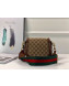 Gucci GG Canvas Small Horsebit Shoulder Bag 384821 Brown 2019