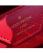 Louis Vuitton Capucines PM Monogram Flower Top Handle Bag M55366 Burgundy 2019
