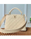 Louis Vuitton Capucines BB Monogram Flower Top Handle Bag M55361 Vanille 2019