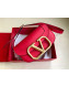 Valentino Supervee Calfskin Maxi-Logo Crossbody Bag 1011L Red 2020
