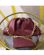 Bottega Veneta Large The Pouch Chain Shoulder Bag Burgundy 2019
