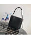 Prada Margit Leather Shoulder Bag 1BC076 Black 2019