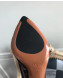 Fendi FF Mesh Fabric Heel 95mm Black/Light Brown 2018