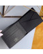 Louis Vuitton Men's Map Print Damier Graphite Canvas Multiple Wallet N62663 2019
