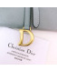 Dior Saddle Wallet on Chain/Crossbody Bag Blue 2019