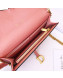 Dior Saddle Wallet on Chain/Crossbody Bag Pink 2019