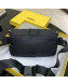 Fendi Men's Baguette Fendi and Porter Nylon Medium Shoulder Bag/Belt Bag Black 2019 