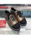 Chanel Metallic Pearls Lace-ups Sneakers G32357 Gold 2019