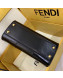 Fendi Peekaboo Iconic Mini Vintage Lambskin Bag Black 2019
