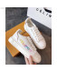 Louis Vuitton Time Out New Wave Rainbow Signature Sneakers White 2019