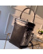 Louis Vuitton Cannes Epi Leather Top Handle Bag M55316 Silver/Black 2019