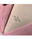 Louis Vuitton V Tote BB Monogram Empreinte Leather M44455 Pink/Creme Beige 2019