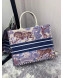 Dior Book Tote Large Bag in Toile de Jouy Pinted Calfskin and Studs 2019