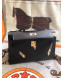 Hermes Mini Kelly Pochette 22cm in Swift Calf Leather Black/Gold 