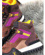 Louis Vuitton High-top Sneakers in Mesh and Suede Patchwork Purple 2019 (For Women and Men)