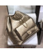 Chanel Metallic Crocodile Embossed Calfskin Large Backpack AS0800 Brass Gold 2019