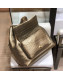 Chanel Metallic Crocodile Embossed Calfskin Large Backpack AS0800 Brass Gold 2019