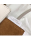 Bottega Veneta Arco Small Bag in Smooth Maxi Woven Calfskin White 2019