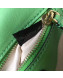 Valentino Medium V Inlay Candystud Stripes Top Handle Bag Green/Blue 2018