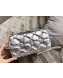 Valentino Medium Metallic Candystud Top Handle Bag Silver 2018