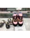 Chanel Lambskin Fur Low-Top Sneakers G35195 Pink 2019