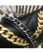 Chanel Maxi-Quilted Goatskin 19 Large Flap Bag AS1161 Black 2019