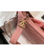 Chanel Gabrielle Hobo Bag in Aged Calfskin A93824 Light Pink 2019