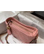 Chanel Gabrielle Small Hobo Bag in Aged Calfskin A91810 Light Pink 2019