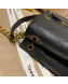 Chanel Drawstring Bucket Top Handle Bag in Grained Calfskin AS0310 Black 2019
