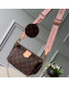 Louis Vuitton Multi-Pochette Accessoires Triple Monogram Canvas Shoulder Bag M44840 04 