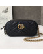 Gucci GG Marmont Mini Chain Bag 546581 Black 2019