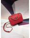 Chanel Quilted Lambskin Chain CC Camera Case AS0971 Red 2019