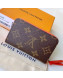 Louis Vuitton Zippy Multicartes Card Holder M64303 Orange 2019